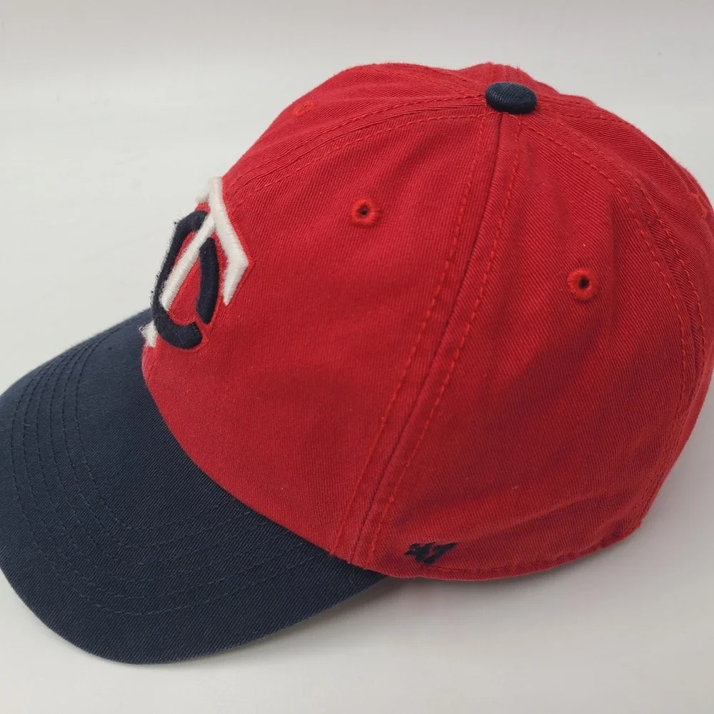 Minnesota Twins Hat Fitted M 47 Brand Franchise Red Blue MLB Baseball Logo Men